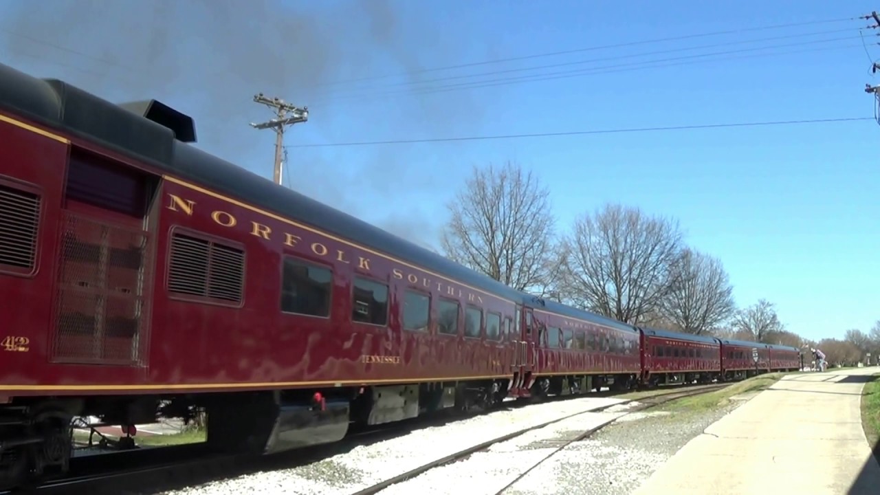 N&W 611 on the NCTM Train 3/23/17 - YouTube