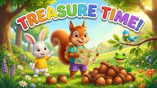 Full 🐿️🌰 Squirrel’s Acorn Treasure Hunt | Fun Forest Adventure & Learning Song for Kids Update