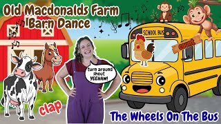 Old Macdonald Had A Farm   Wheels on the Bus Go Round and Round   More Nursery Rhymes - Miss Katie