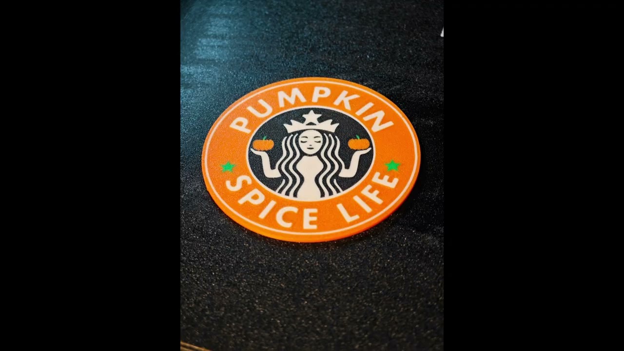 Halloween Coffee Coasters (Timelapse on BambuLab X1C)