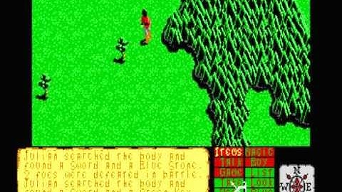 The Faery Tale Adventure: Book I (MS-DOS) Intro und Gameplay