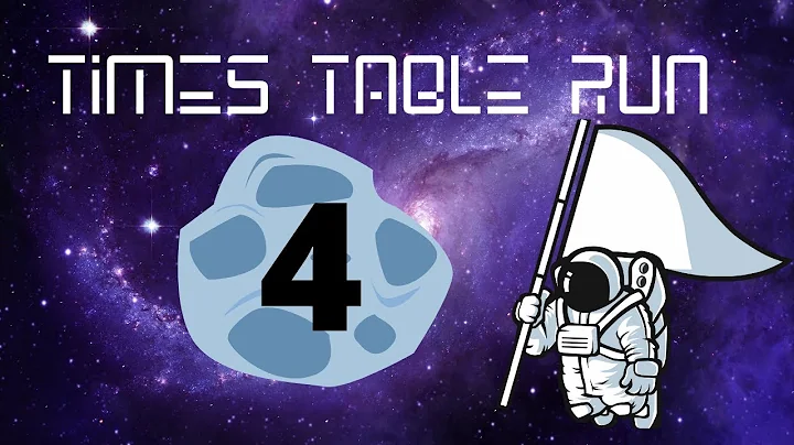 Times Table Run - Multiply by 4 Practice Brain Break Game