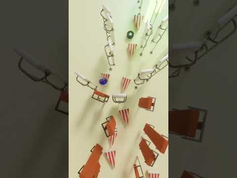 Entry Of The Gladiators VS Bouncing Marble Marblemusic Satifyingsounds 