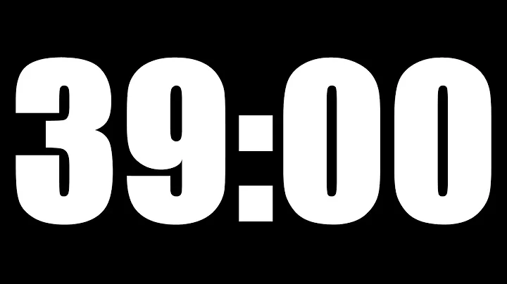 39 MINUTE TIMER | LOUD ALARM  ⏰