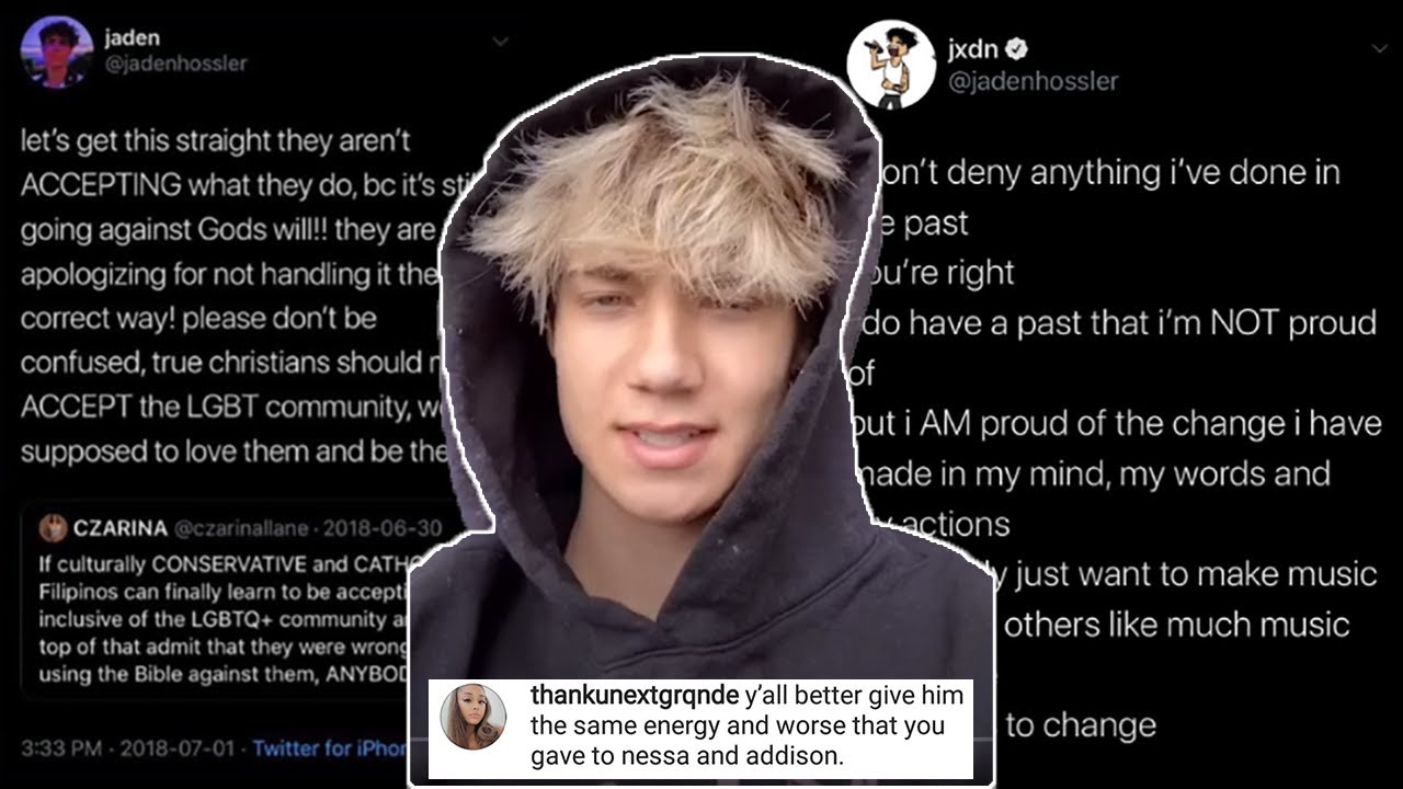 Jaden hossler got EXPOSED for his old tweets