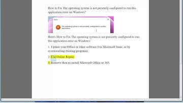 Fix The operating system is not presently configured to run this application error on Windows 11/10