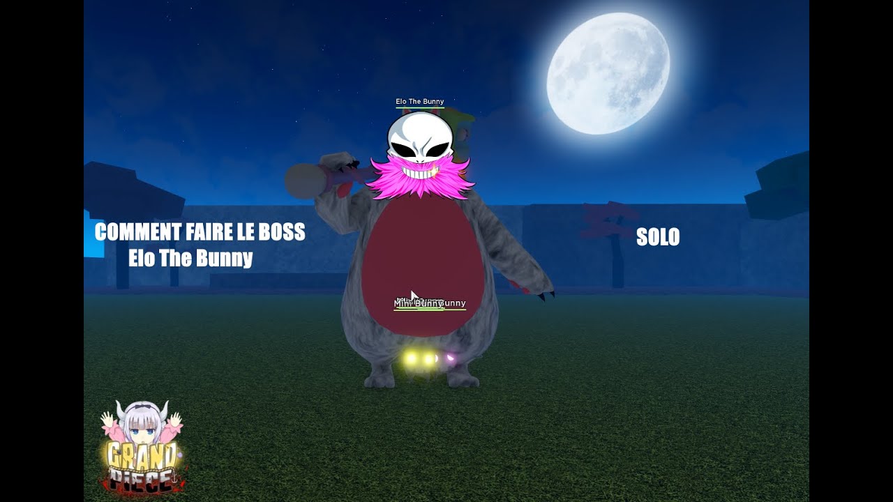 COMMENT FAIRE LE BOSS "ELO THE BUNNY" SOLO TUTO GRAND PIECE ONLINE FR