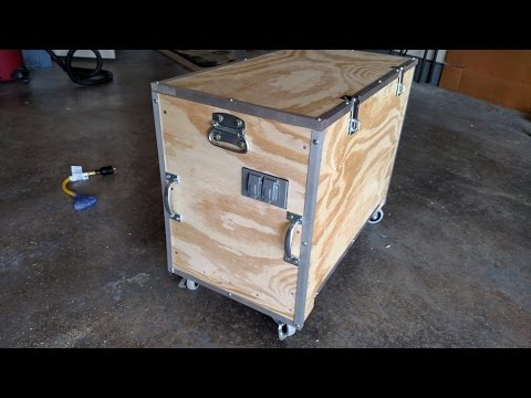 Part 3 (First sound test) Honda EU2000i inverter/generator baffle (quiet) box - YouTube
