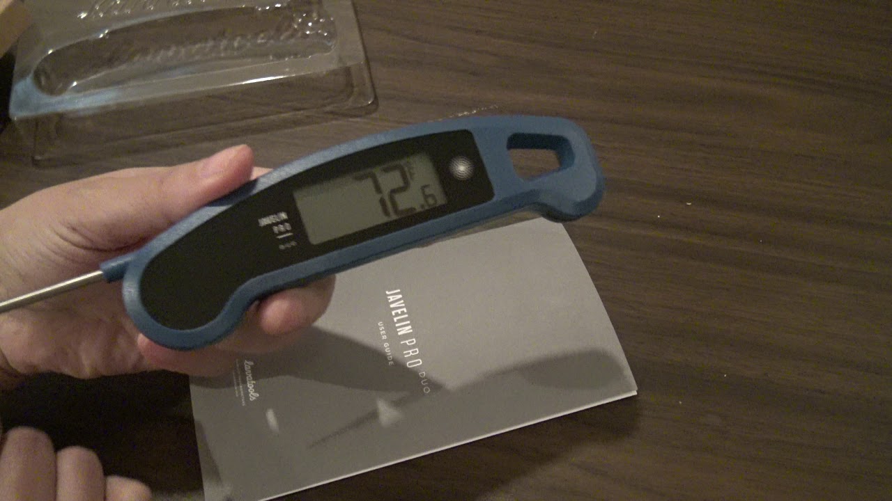 Javelin Pro Gourmet Food Thermometer unbox and review YouTube
