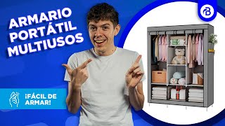 Un ARMARIO PORTATIL para tener tu ROPA siempre ordenada