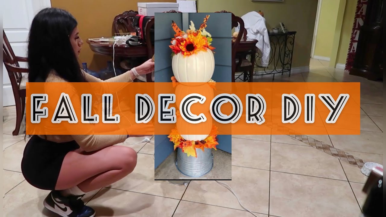 FALL DIY DECOR Decorating with me 2020 YouTube