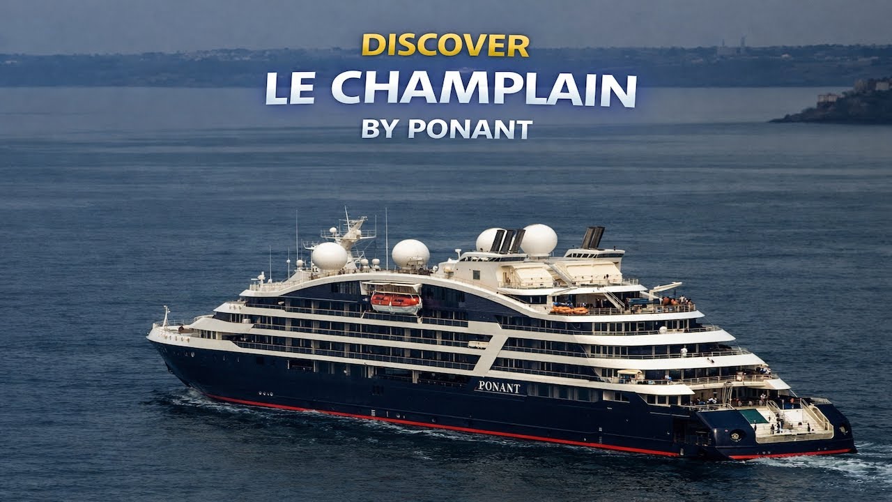 The Champlain by Ponant: cabin, bars, Blue Eye, and life on board.