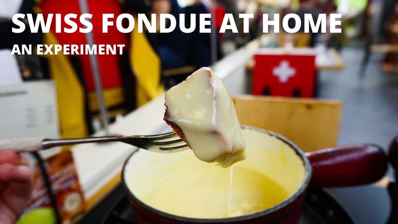 swiss fondue at home a sodium citrate experiment YouTube