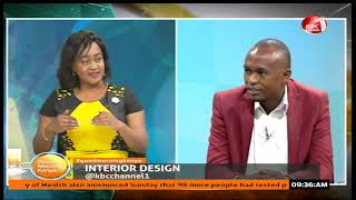 Good Morning Kenya hosts Edwin Wachira to talk about interior design