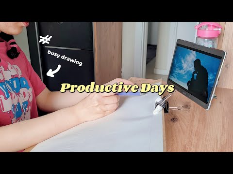 Uni Diaries: Busy with Finals, Productive Drawing Days, Lots of Shopping