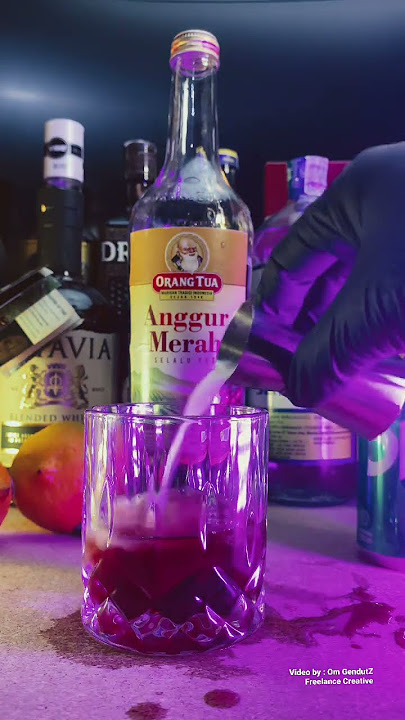 Anggur Merah Orang Tua Lemonade Sparkling Cocktail by Om GendutZ