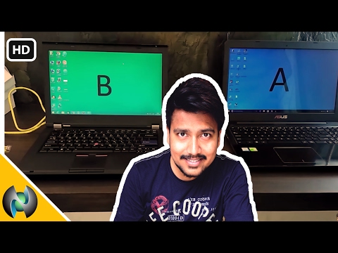 Transfer data @100 MBps via LAN wire 💻↔💻