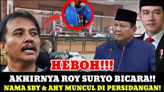 Download Lagu AHY \u0026 SBY DICIDUK❗ROY Suryo Mengaku di Pengadilan Dalang Fitnah Ijazah Gibran Adalah AHY \u0026 SBY! MP3
