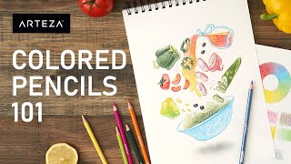 COLORED PENCIL TUTORIAL - TOP Techniques + How to Use | ARTEZA screenshot 3