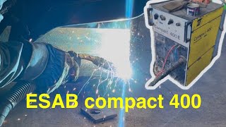 ESAB Power Compact 400E MIG/MAG Welding Machine. Made in Sweden. Air-cooled.