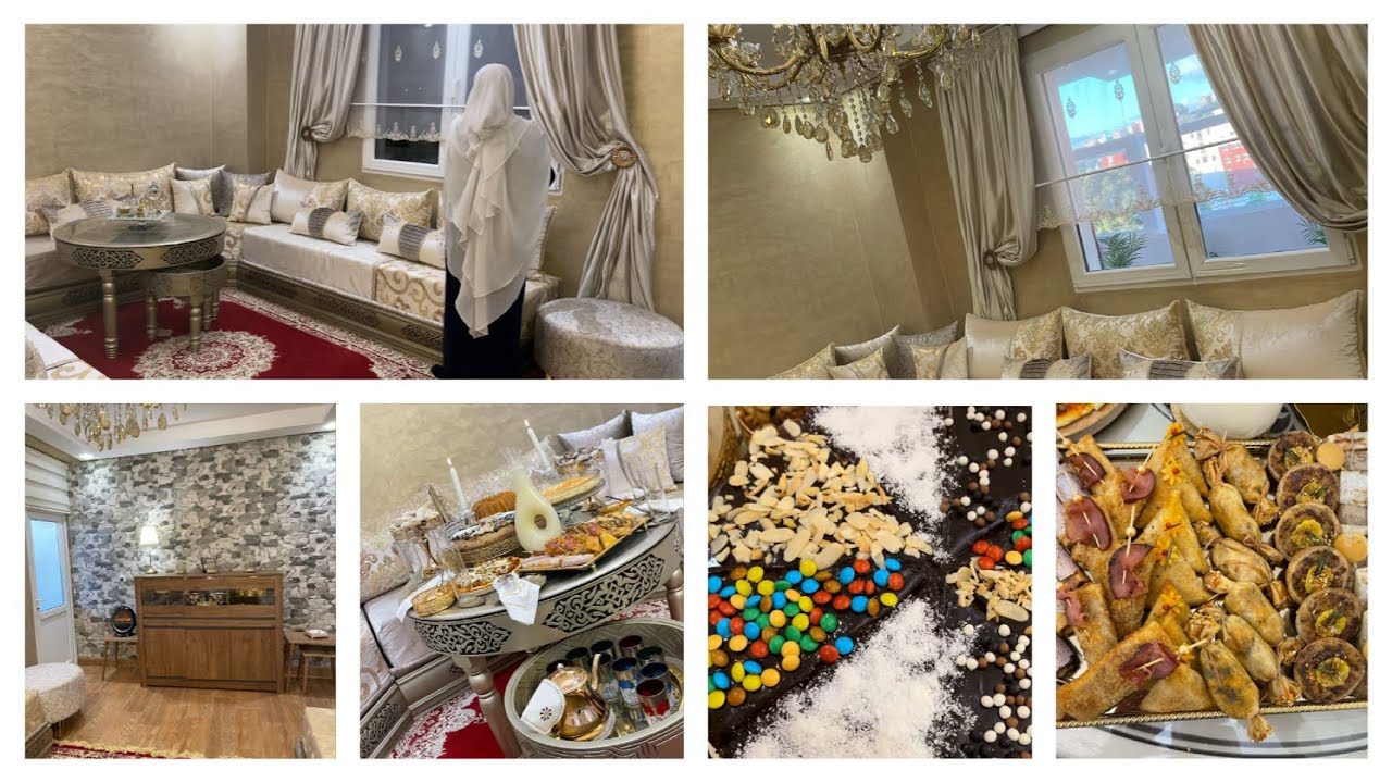 عراضة عندي فالدار 🏡إستعِدي معي لإستقبالْ ضيوفي ❤️طاولة هماوية 💐تنظيم الوقت وتنظيف سريع