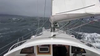 Boreal 55 Running In Big Breeze