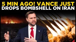 JD Vance LIVE: 5 Minutes Ago, Major Warning To Iran | Breaking News | US NEWS LIVE | TRUMP LIVE