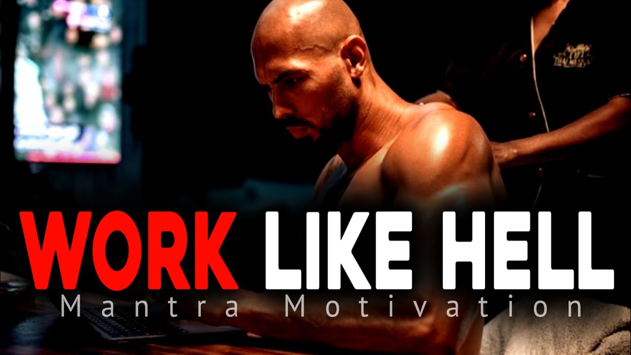 Работай как проклятый, выкладывайся на 100% каждый раз - мотивация Эндрю Тейта