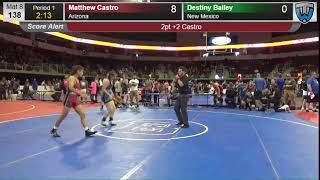 Boy destroys girl in wrestling