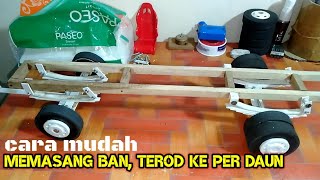 CARA MUDAH MEMASANG BAN KE TEROD  KE PER DAUN