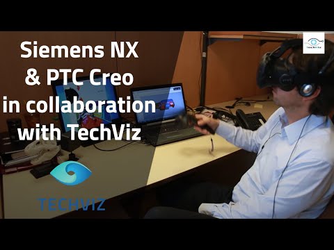 Virtual Reality - Siemens NX & PTC Creo in collaboration between two HTC Vive