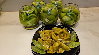 Domate Turshi Ne Pak Minuta Pickled Green Tomatoes