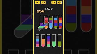 Level 37 water sort puzzle #watersortpuzzle