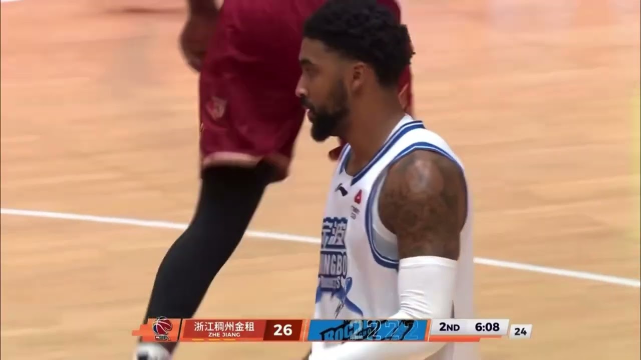 6 PTS, 5 REB | Former Houston Rockets player Kenyon Martin Jr makes his CBA debut with Ningbo