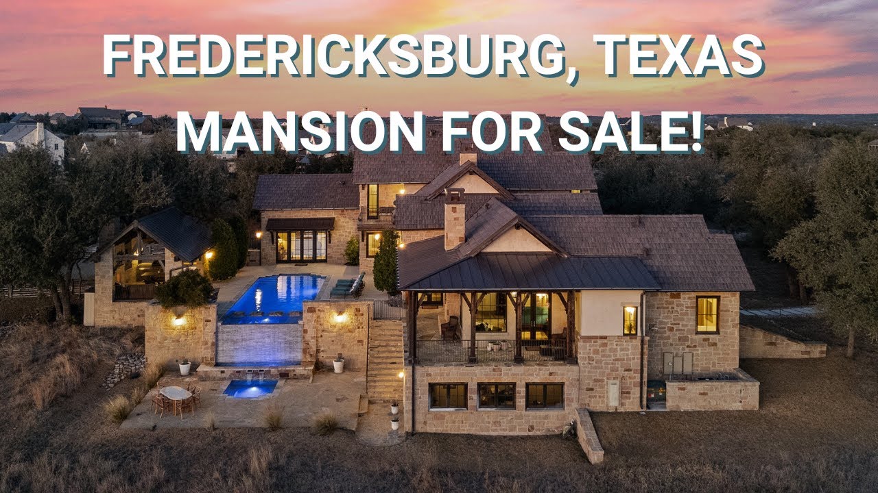 Beautiful Texas Hill Country Estate for Sale in Boot Ranch, Fredericksburg, TX!