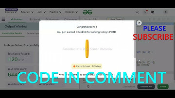 GFG POTD 22/02/2024 IN C++ MOST IMPORTANT INFORMATION | CODE IN COMMENT #geeksforgeeks #gfg #potd