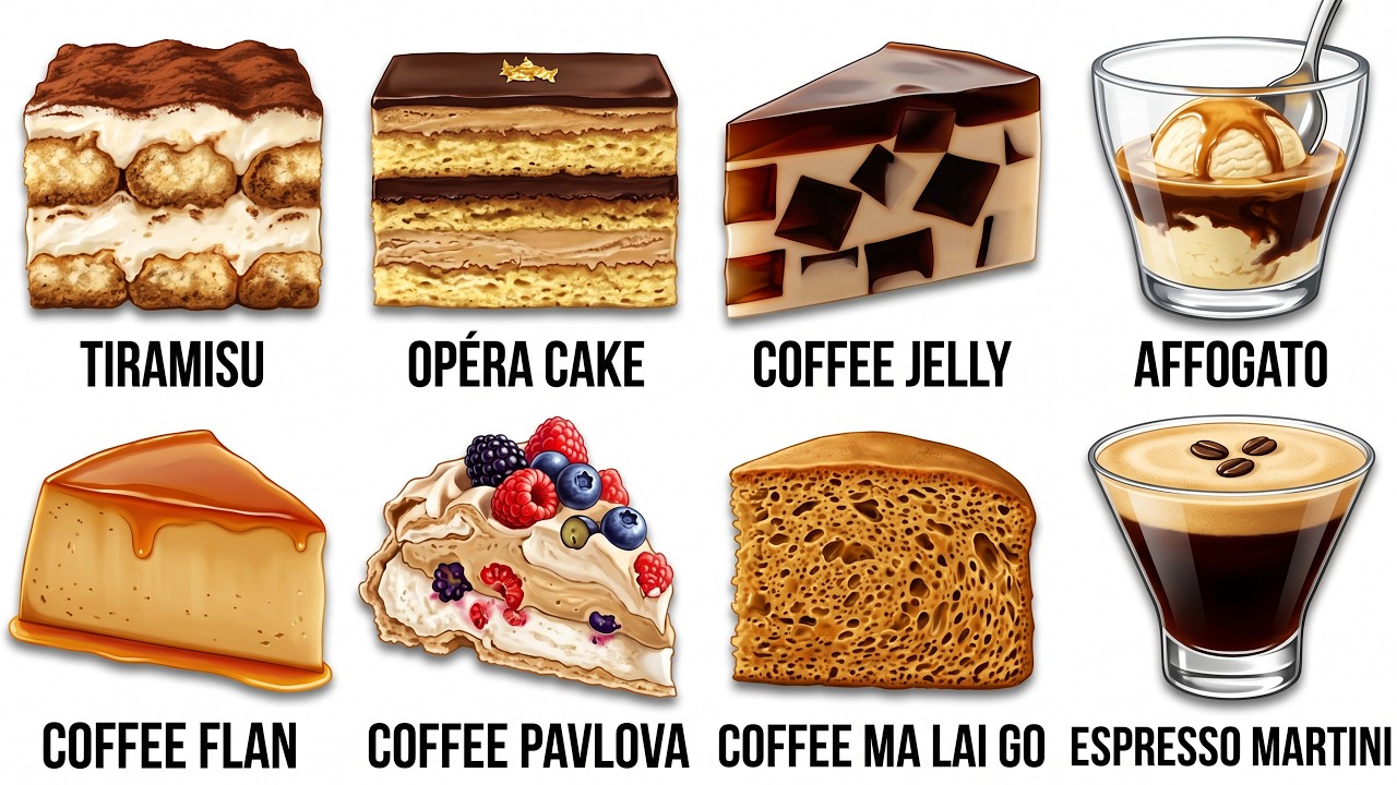 Every Coffee Dessert Explained