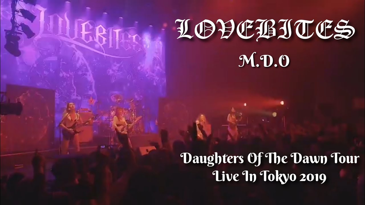 LOVEBITES M.D.O [ with lyrics ] Daughters Of The Dawn Tour Live In