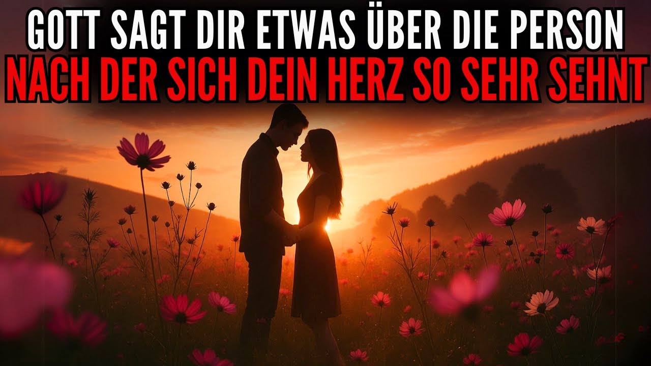 Gott schickt dir dauernd Zeichen – du sollst mit dieser Person zur Ruhe kommen!