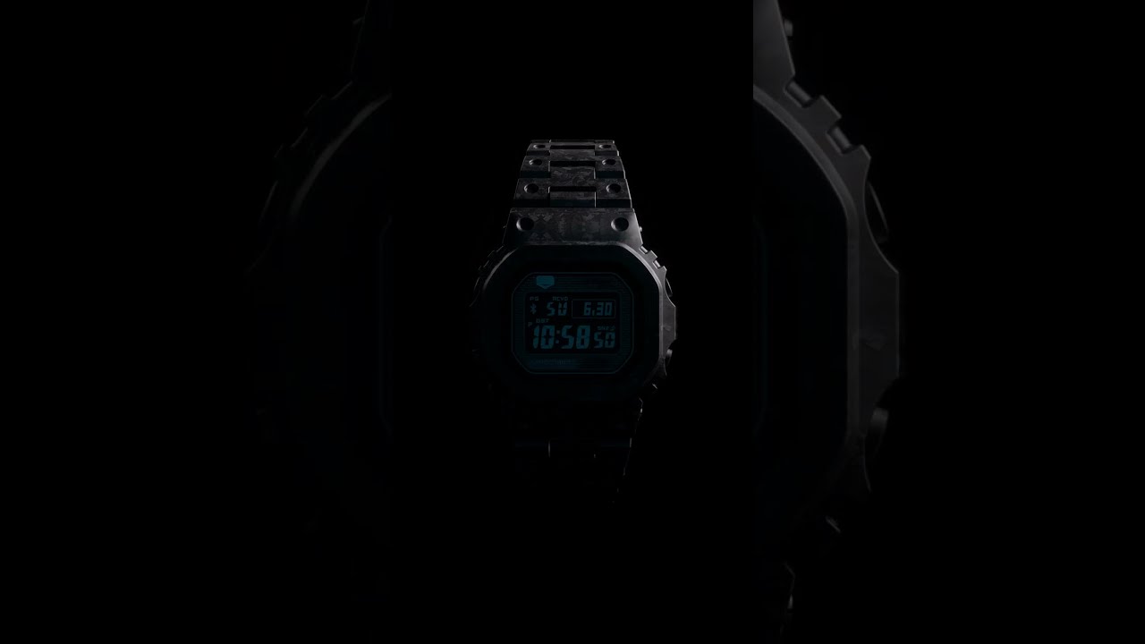 G-Shock Carbon Forged Realistic 3D Render