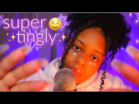 ASMR - 💜✨CAMERA TAPPING & ATTENTION + MOUTH SOUNDS TO GIVE YOU THE SHIVERSSS 🤤✨ (SO GOOD!!)