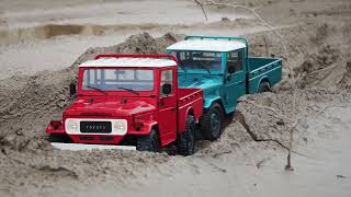 FMS 1:12 TOYOTA FJ45 Pickup Truck RTR RED: Legendary off-road king, omnipotent.