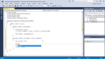 Imperative Vs Declarative programming (C# code)
