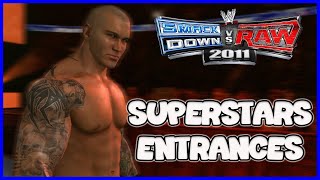 Wwe Smackdown Vs Raw 2011  Superstars  Legends Entrances