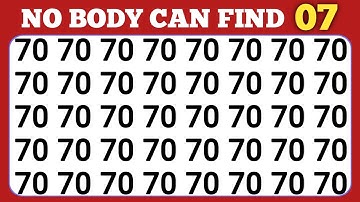 Find The Odd One Out | Only Genius Can Pass This Hard Observation Test | Number and letter Edition