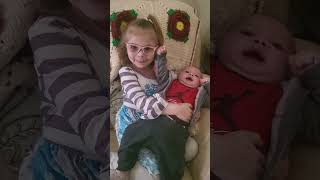 Jolene and baby Cooper cousins