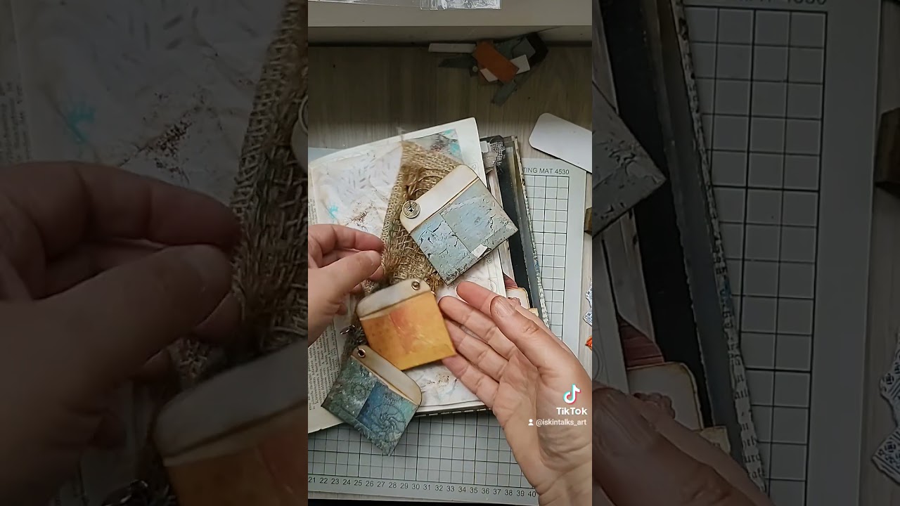 One page, two bellybands and three dangling pockets! 