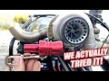 6 TURBO EXHAUST WHISTLES vs. 1000hp TWIN TURBO CORVETTE!