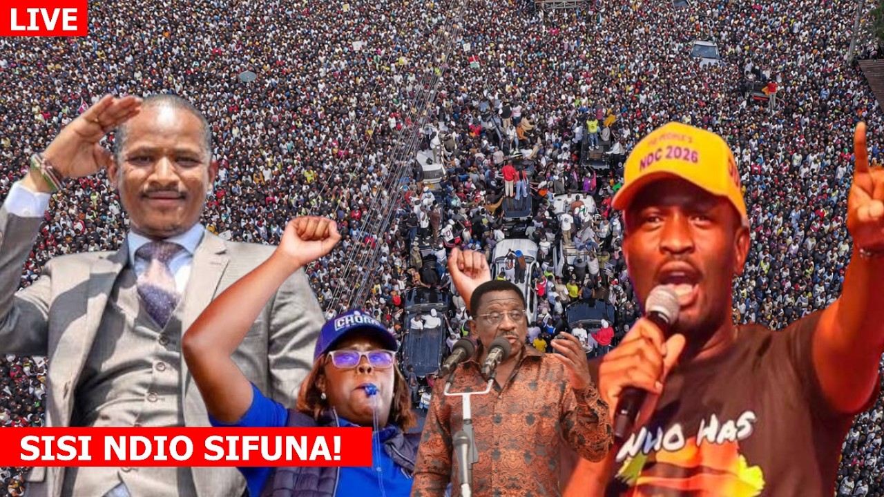 LIVE; SIFUNA HOME COMING BIG CELEBRATION IN BUNGOMA AS HE OFFICIALLY ANNOUNCE TO UNSEAT RUTO IN 2027