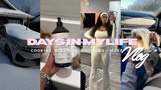 DAYS IN MY LIFE| SNOW DAYS + COOKING + CLEANING + SHOPPING + CONTET DAYS + MORE💞  screenshot 2